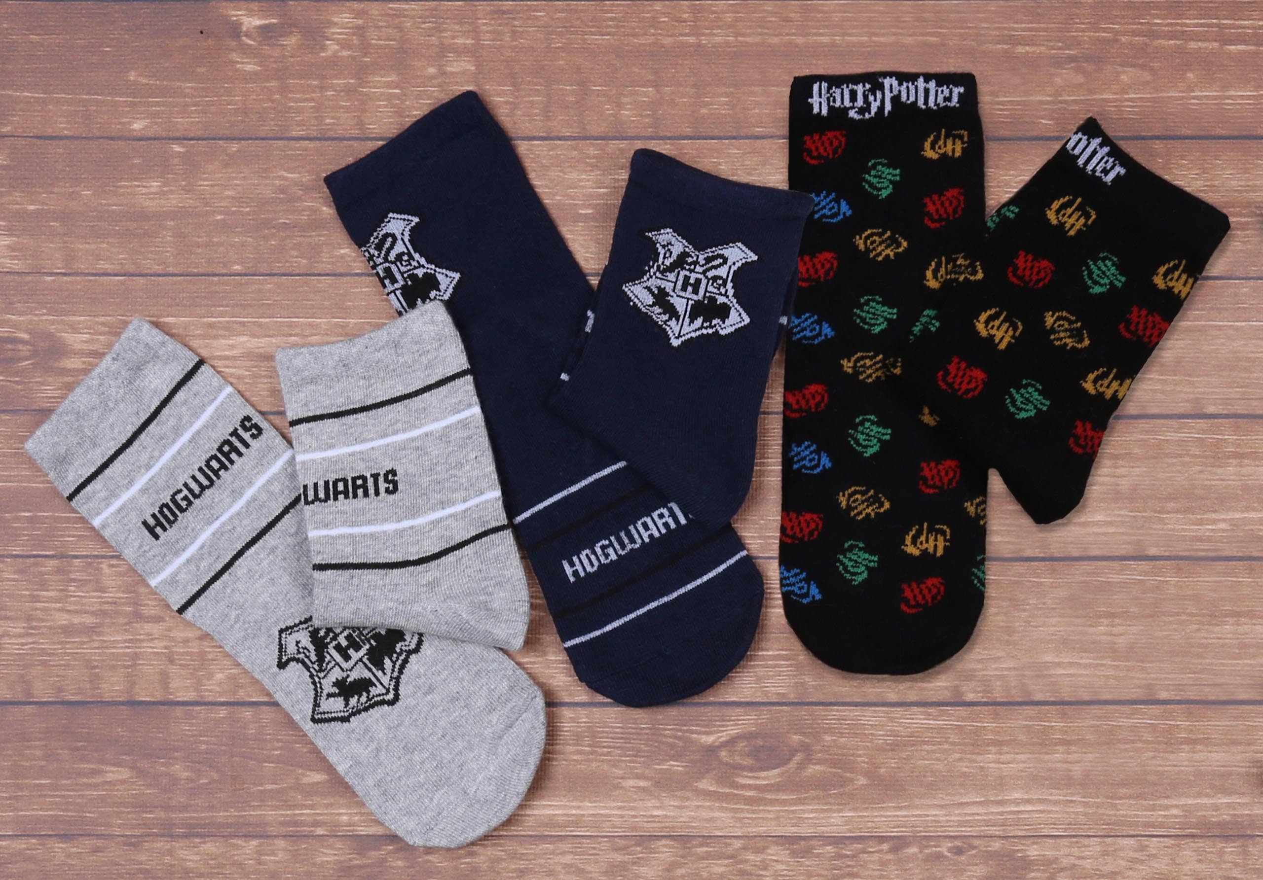 Sarcia.eu Haussocken Harry Potter Set Jungensocken, 6 Paar lange Socken