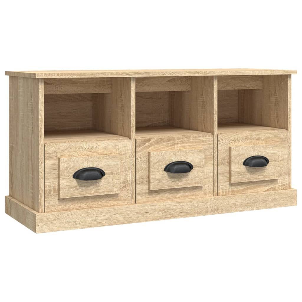 Sonoma-Eiche 100x35x50 TV-Schrank furnicato cm Holzwerkstoff