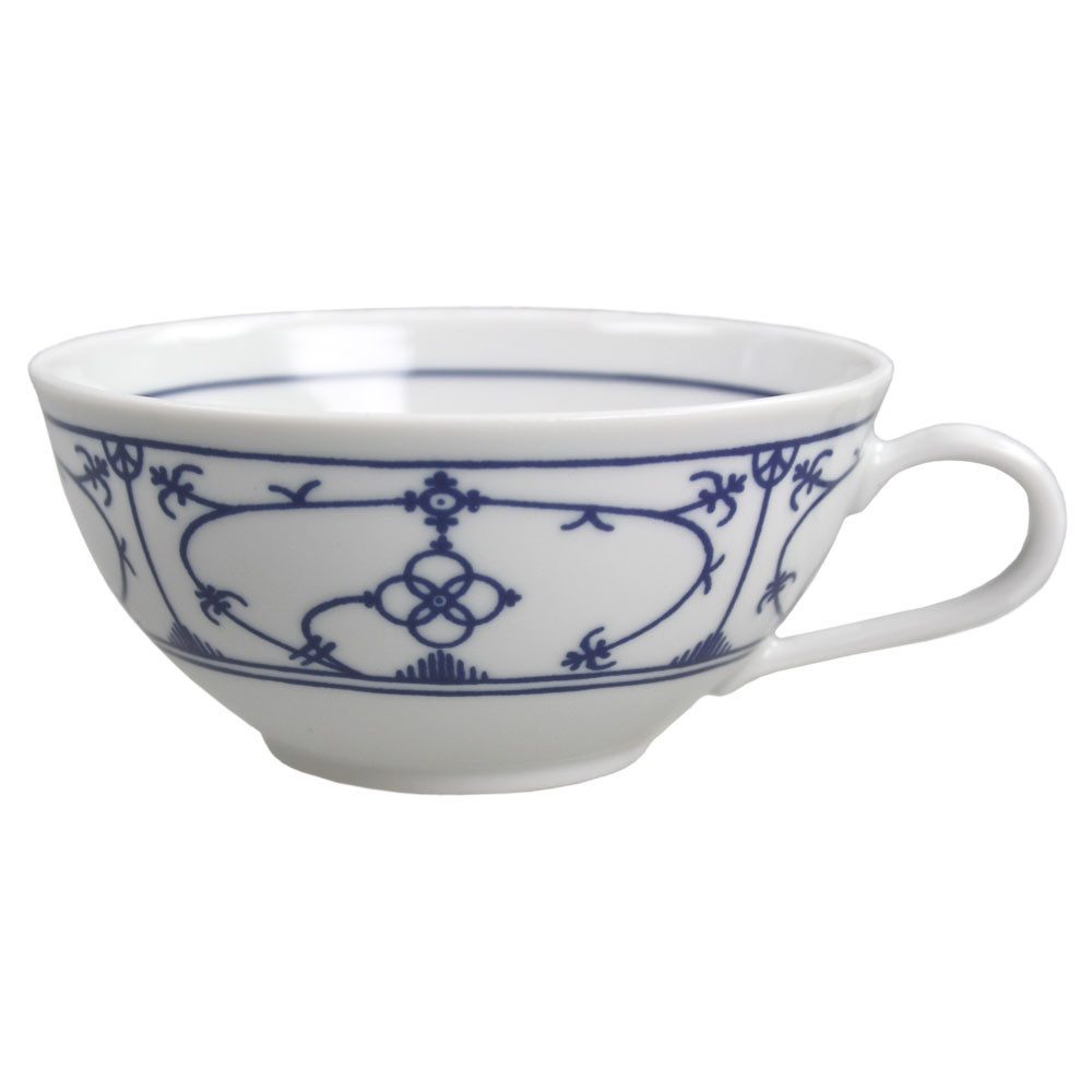 Becher Winterling Indischblau Friesen-Tee-Obere 0,13l, Porzellan
