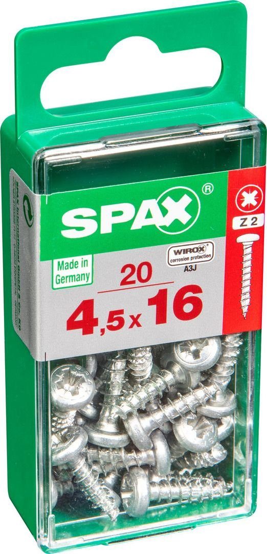 mm x 20 Universalschrauben TX Spax 20 SPAX Holzbauschraube - 4.5 16