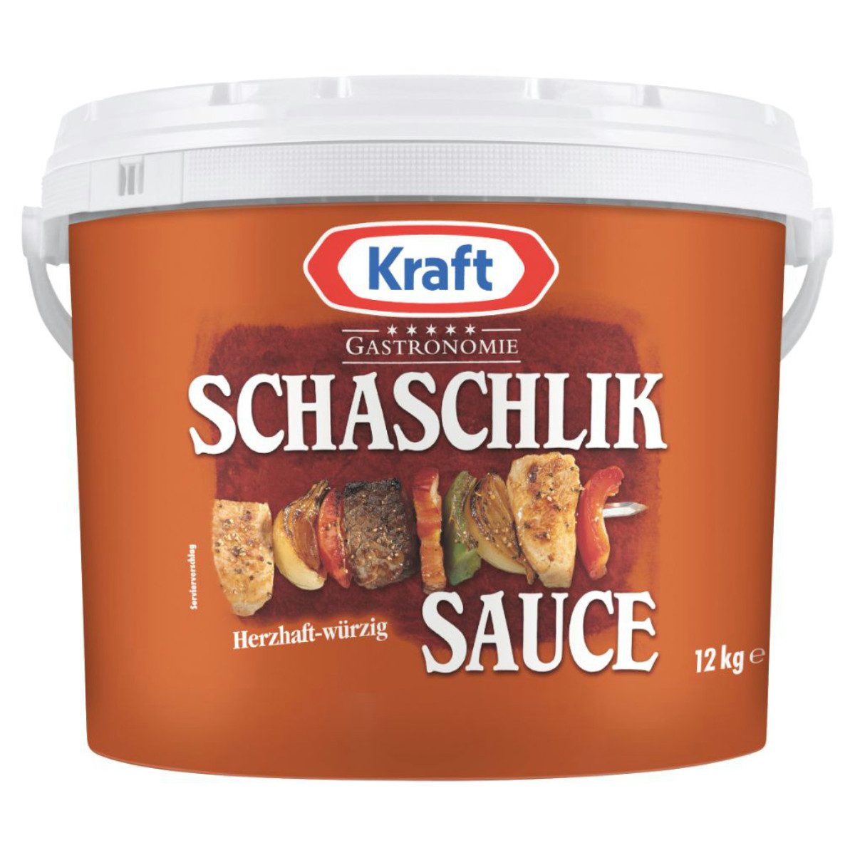 Kraft Saucen, Kraft Schaschlik Sauce herzhaft würzige Sauce im Eimer 12000g