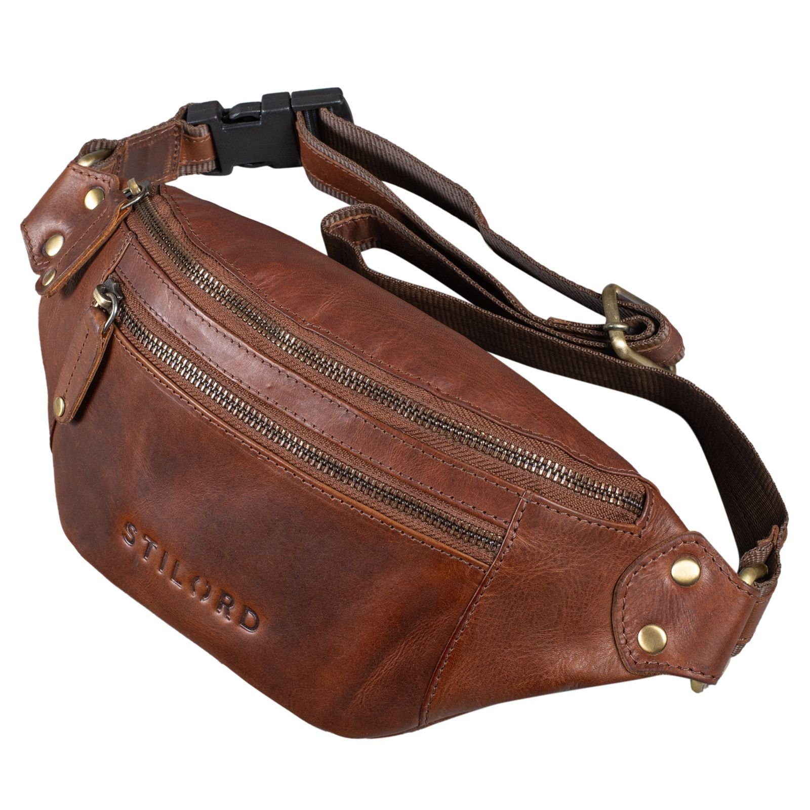 STILORD Bauchtasche STILORD "Orson" Bauchtasche aus echtem Leder für Damen und Herren