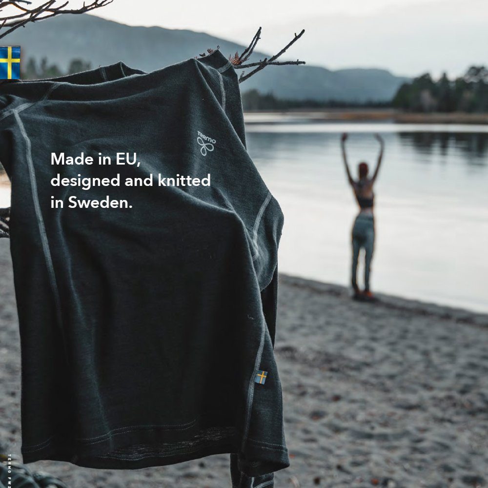 Termozeta Langarmshirt TERMO - Damen langarm Funktionsshirt Longshirt Sequal Light Tencel