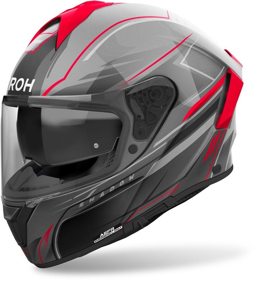Airoh Motorradhelm Spark 2 Shadow Helm, Vorbereitet Für Kommunikationssystem,notfallsystem-polsterung (eq