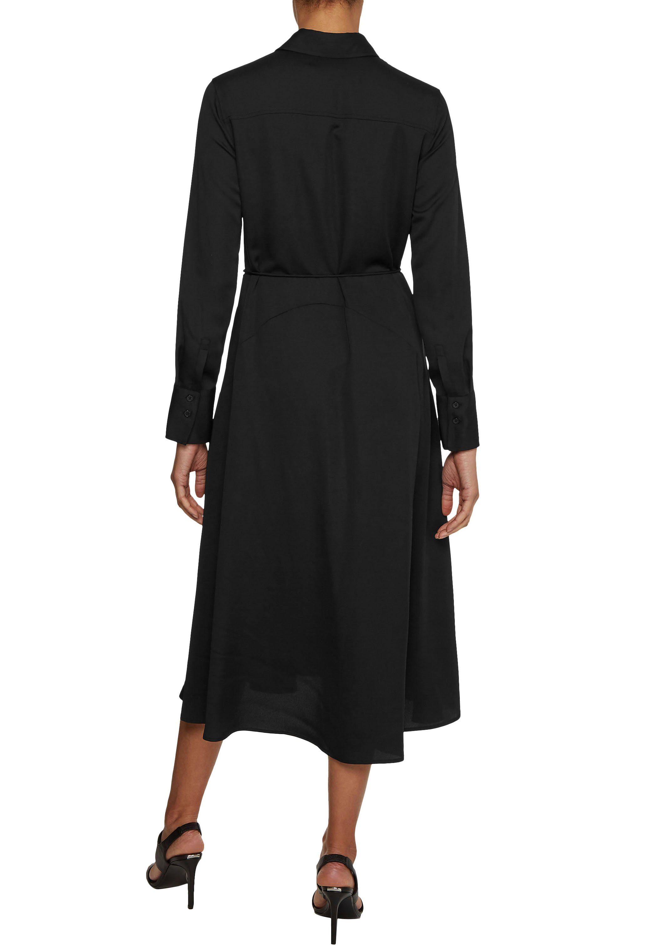 Calvin Klein Blusenkleid »RECYCLED CDC MIDI SHIRT DRESS« mit V-Ausschnitt  online kaufen | OTTO