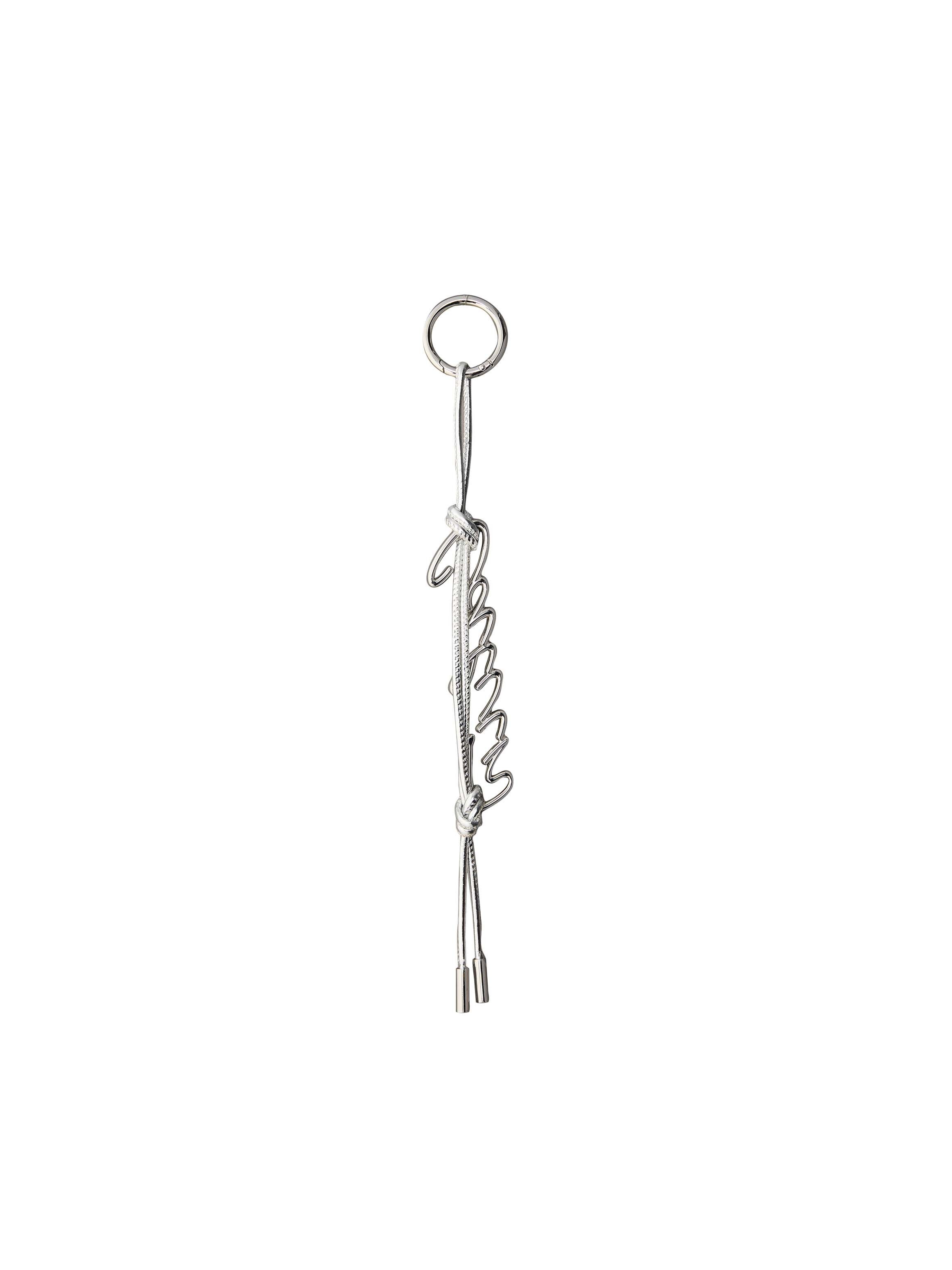 Calvin Klein Schlüsselanhänger KNOTTED SCRIPT HW BAG CHARM, Bag Charm, Taschenanhänger mit Metallring