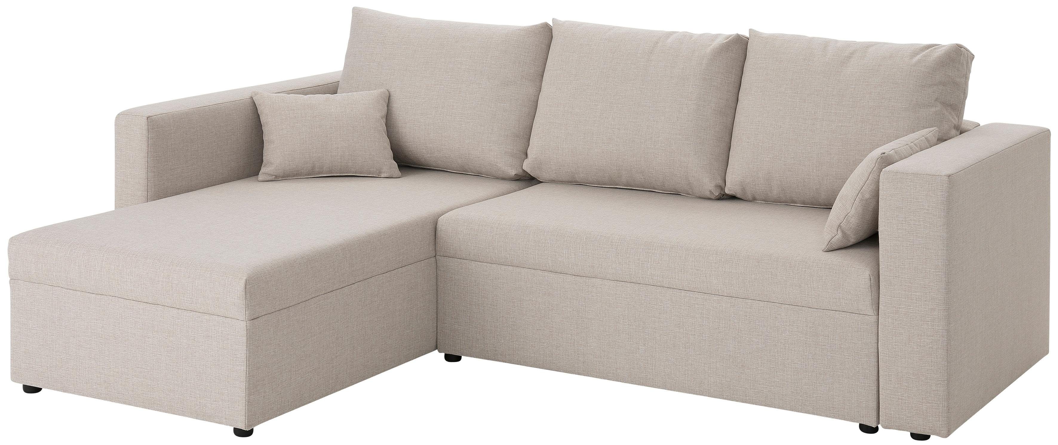 Home affaire Ecksofa Pur L-Form, wahlweise mit Bettfunktion
