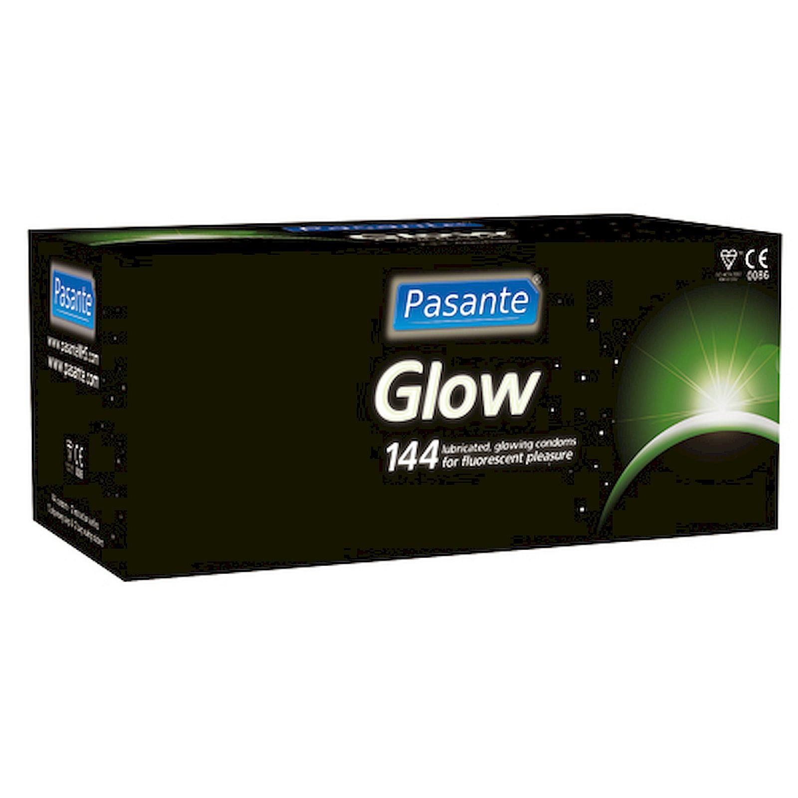 Pasante Презервативы Pasante Glow Großpackung Презервативы - 144 Stück