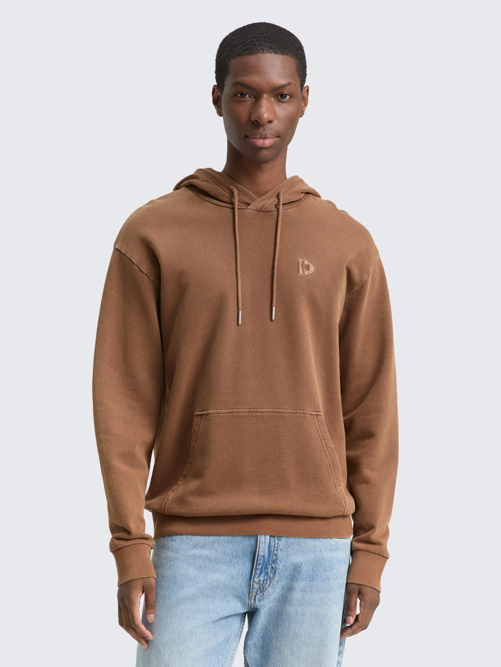 TOM TAILOR Denim Strick & Sweatshirts Overdyed Hoodie Sweatshirt
