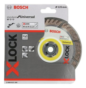 BOSCH Trennscheibe X-Lock, Ø 125 mm, Standard for Universal - 125 x 22,23 x 2 x 10 mm