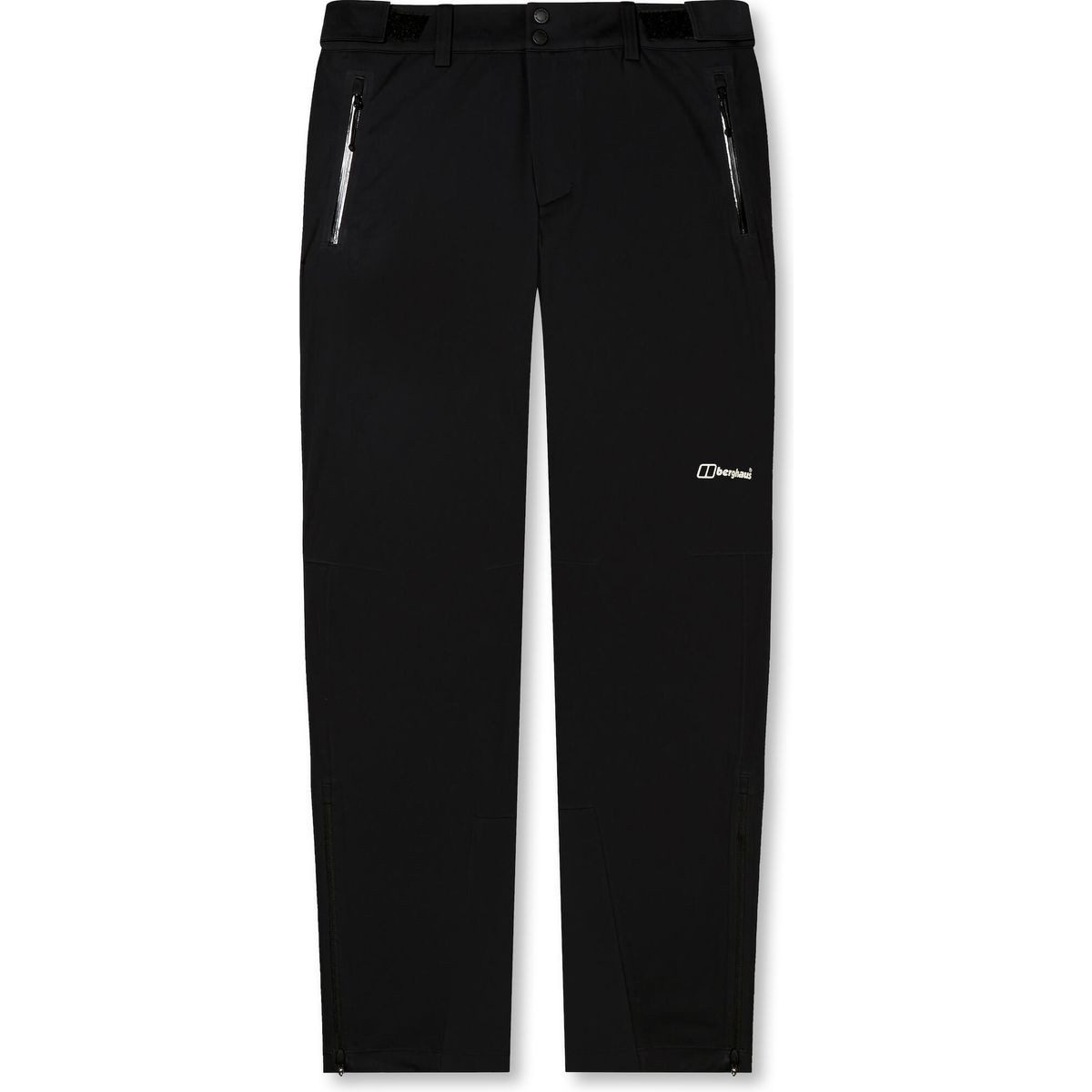 Berghaus Outdoorhose Softshell Ridge-Roamer Herren-Hose - Schwarz Ideal für Wanderungen bei jedem Wetter, bietet sie Schutz