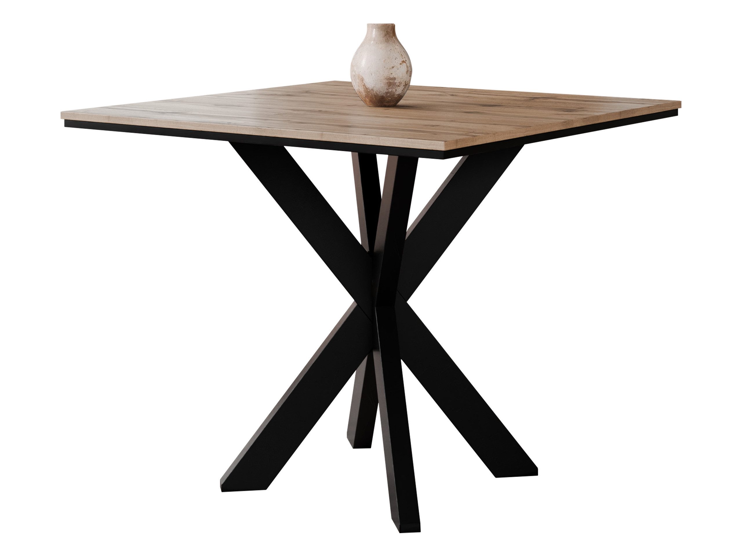 MIRJAN24 Esstisch Paro, Beine aus Metall, Profil 80 x 40 mm