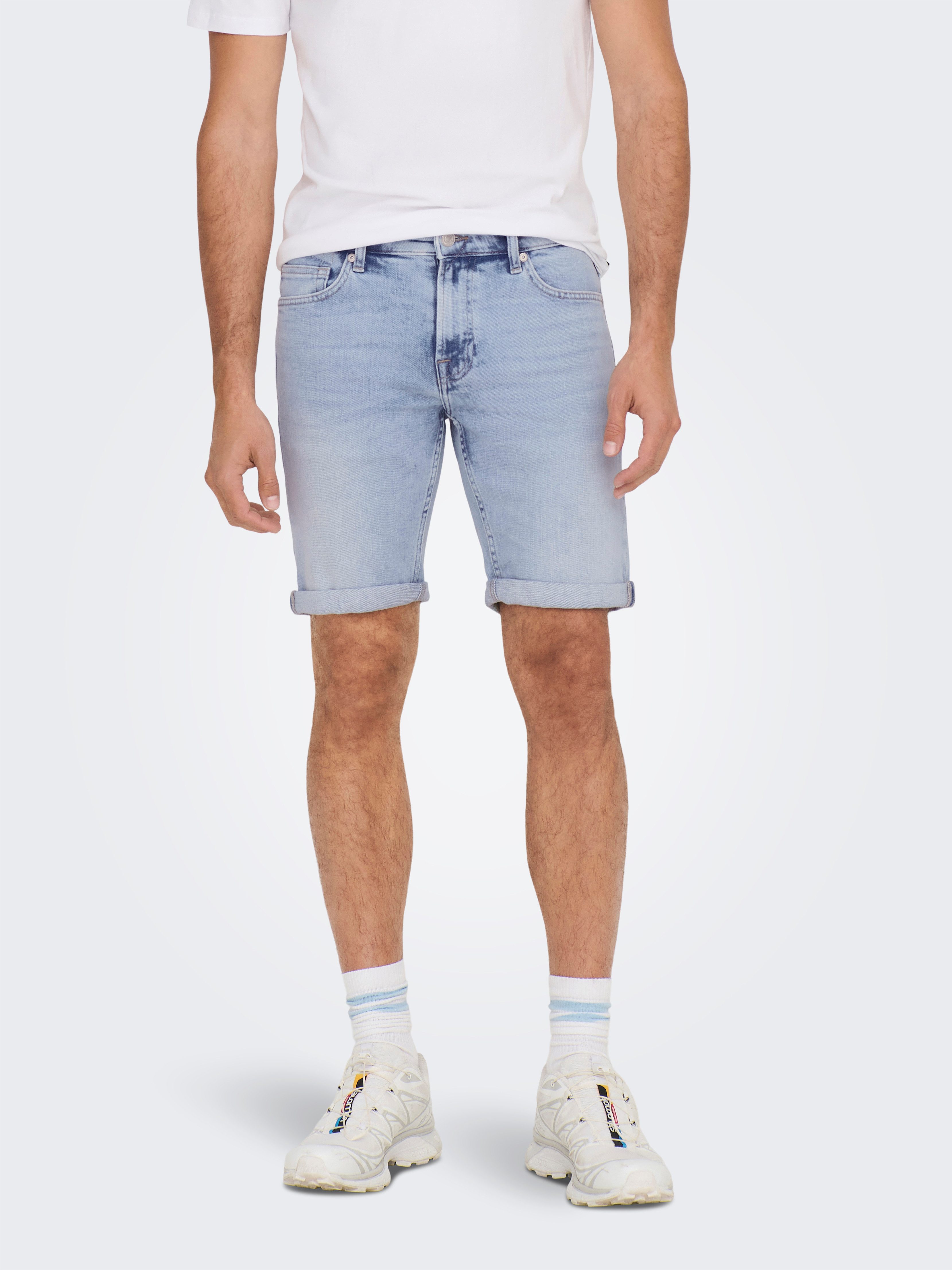 ONLY & SONS Jeansshorts ONSPLY LIGHT BLUE 5189 SHORTS DNM NOOS