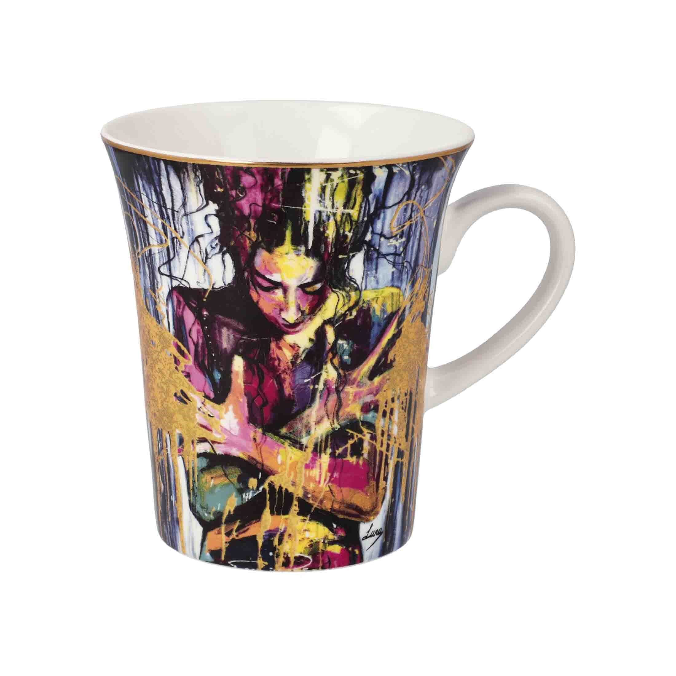 Goebel Tasse, Porzellan, Farbe: mehrfarbig, Höhe: 11,5cm