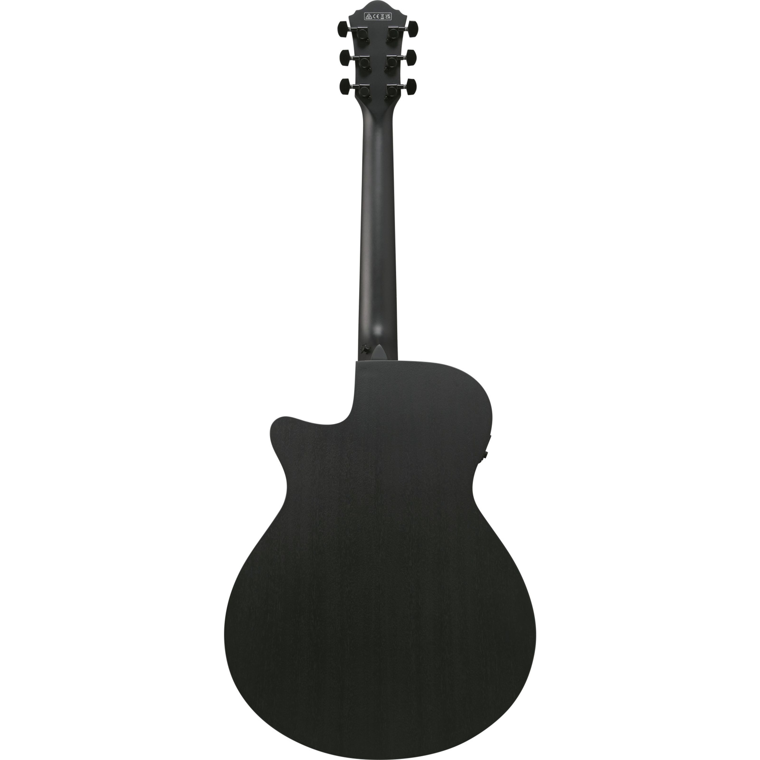 Ibanez Westerngitarre, Westerngitarren, 000/OM Gitarren, AEG621-BOT Black Out - Westerngitarre