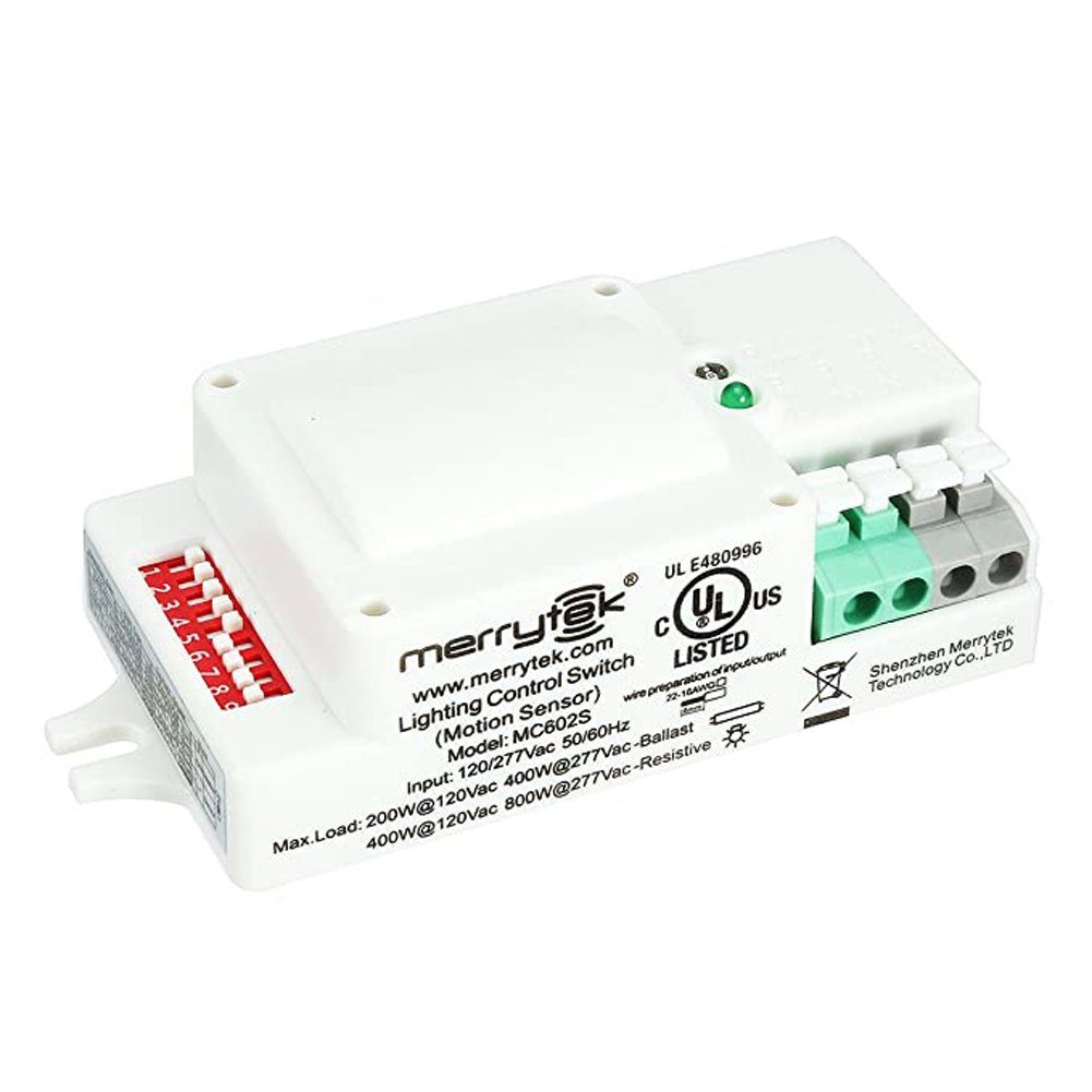 Merrytek Bewegungsmelder Merrytek MC602S Mikrowellen Bewegungssensor Bewegungsschalter Sensor