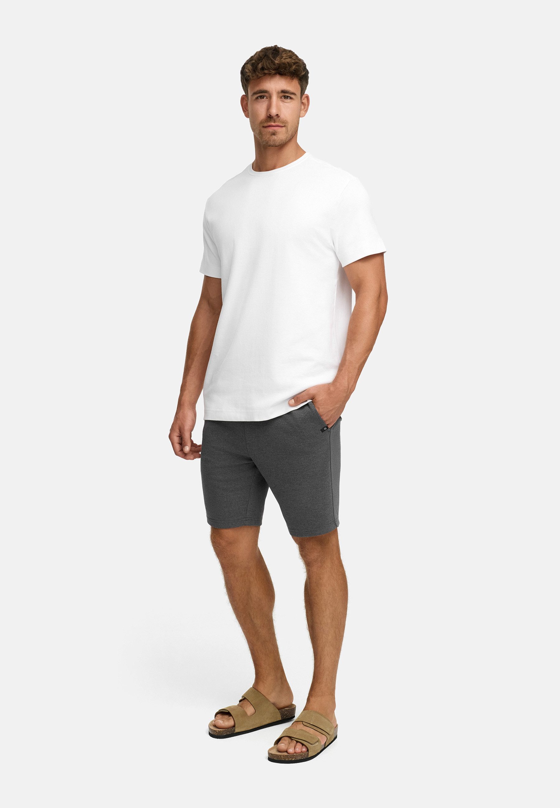 Indicode Chinoshorts Herren INCowell Short Chino Shorts Herrenshorts mit edler Struktur und hoher Atmungsaktivität