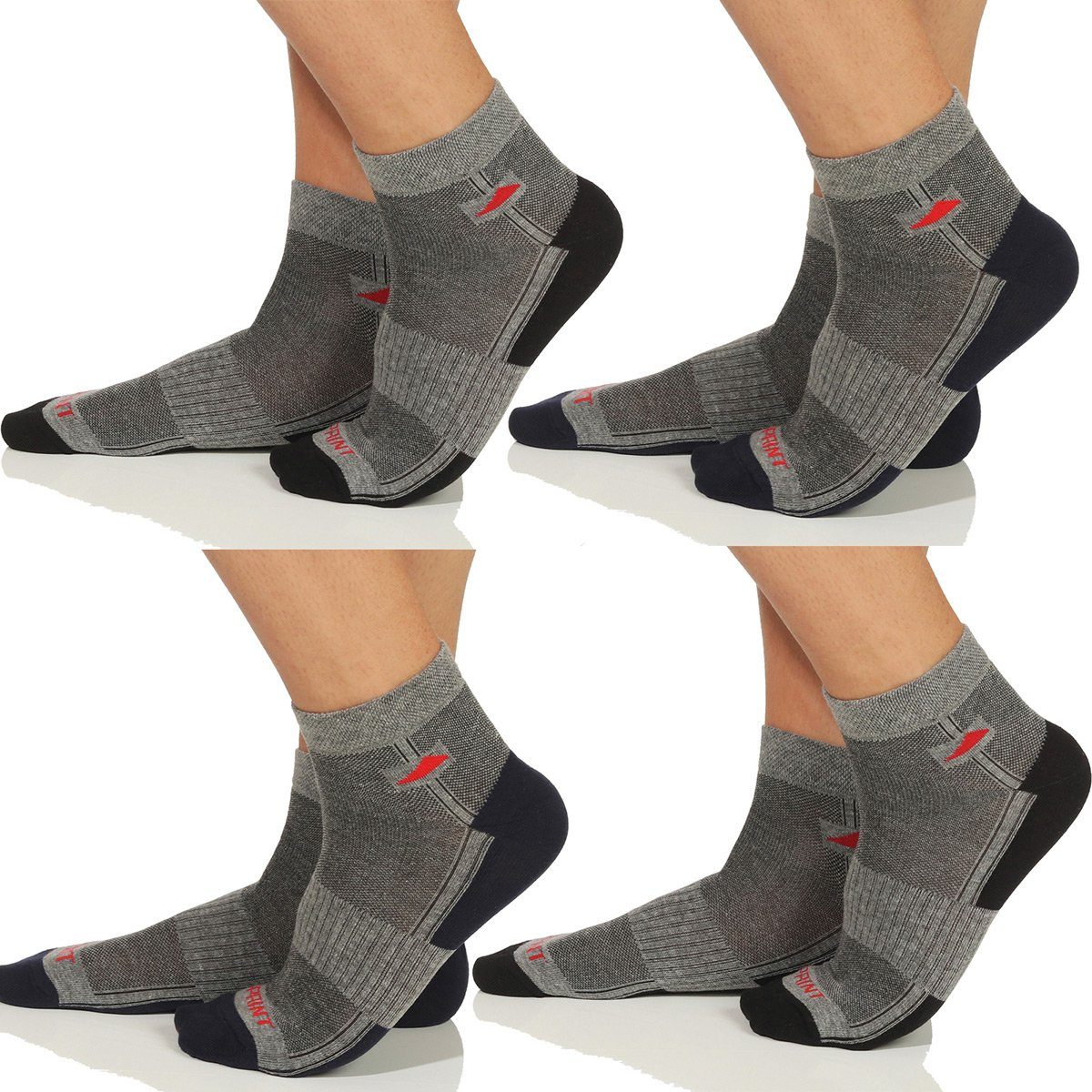 CLEO STYLE Sneakersocken Herren Sneaker 59 8 Paar 39-42 günstig online kaufen