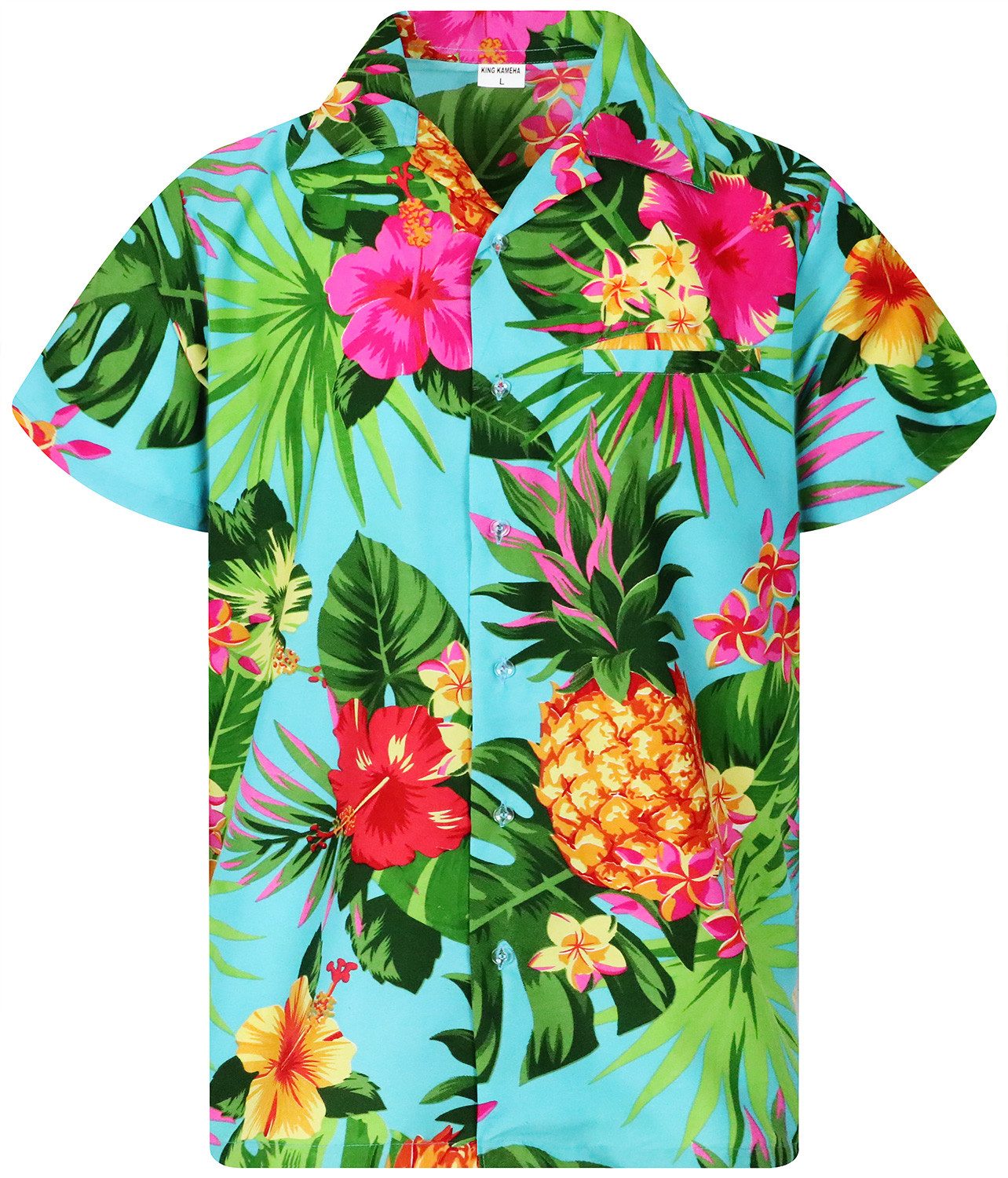 King Kameha Hawaiihemd Pineapple Funky Hawaii-Hemd günstig online kaufen