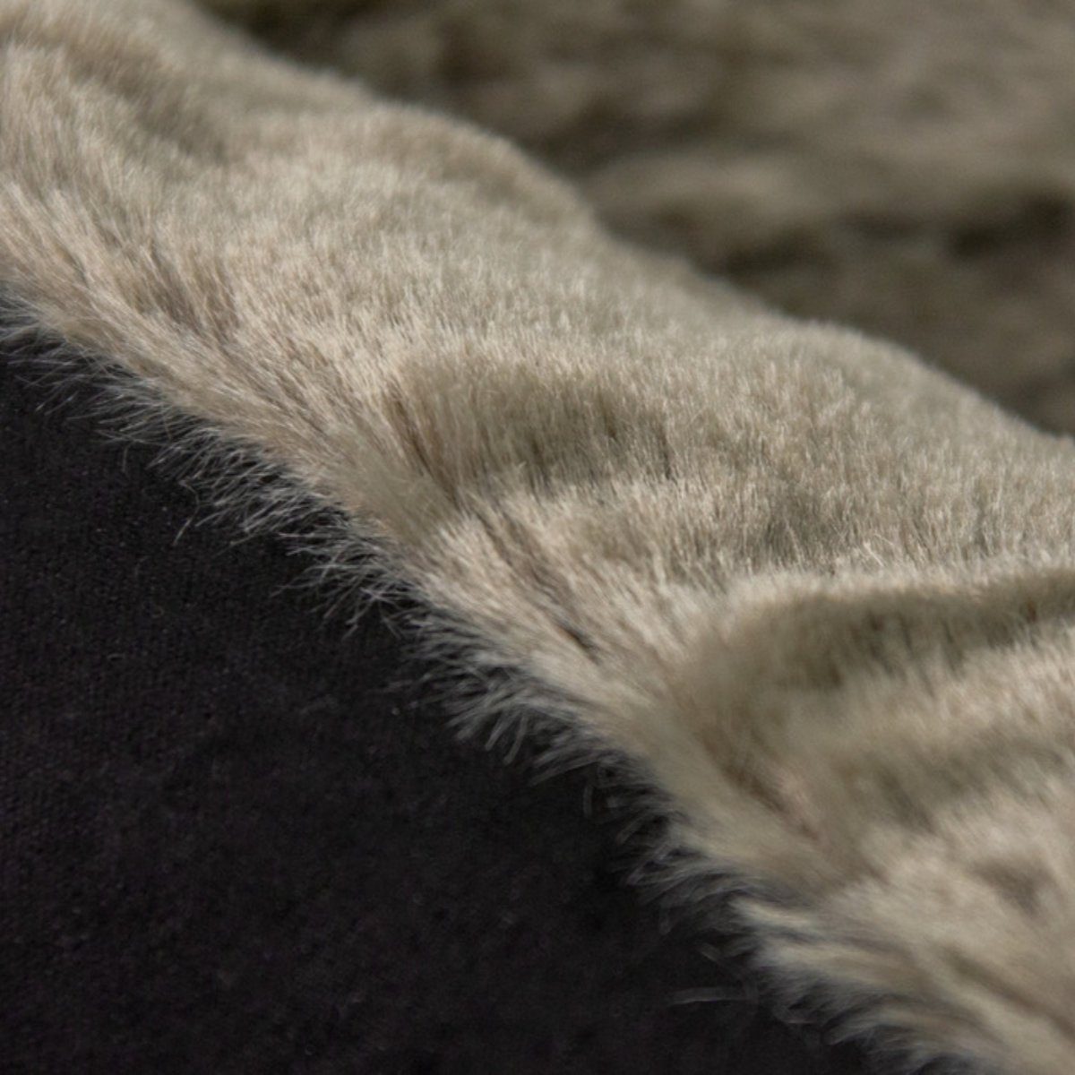 Beeztees Tierbett Katzenbett Baboo taupe/schwarz
