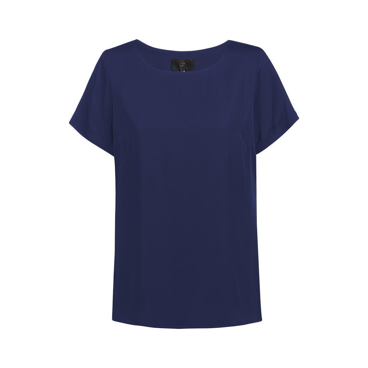 GREIFF Kurzarmbluse Greiff CHIFFON Damen Bluse Kurzarm Rundhals Regular Mar günstig online kaufen