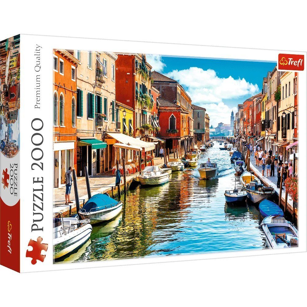 Trefl Puzzle Murano Island, Venice 2000 Teile Puzzle, 2000 Puzzleteile, Made in Europe