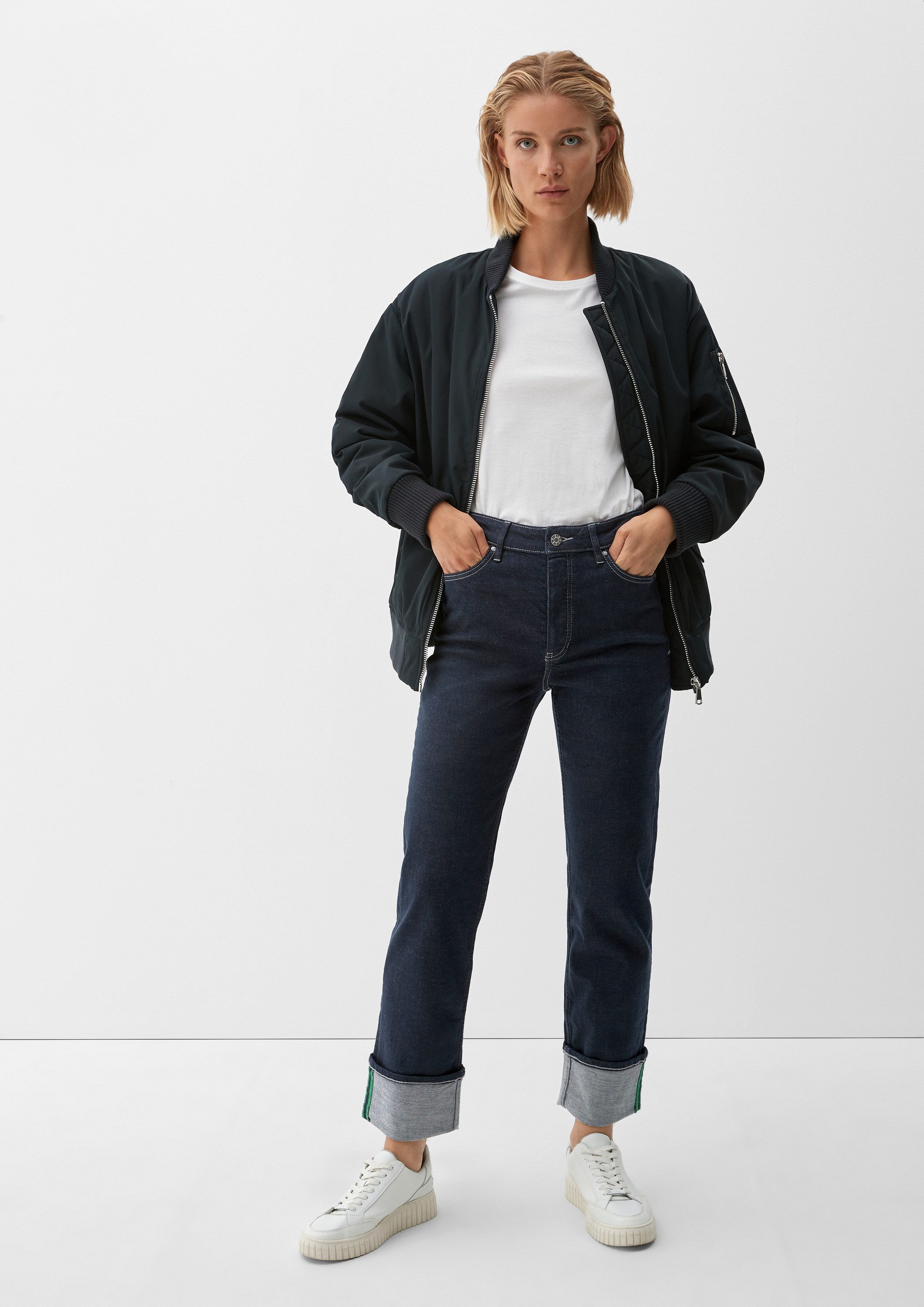 s.Oliver Regular-fit-Jeans Jeans-Hose KAROLIN Regular: Straight leg-Jeans