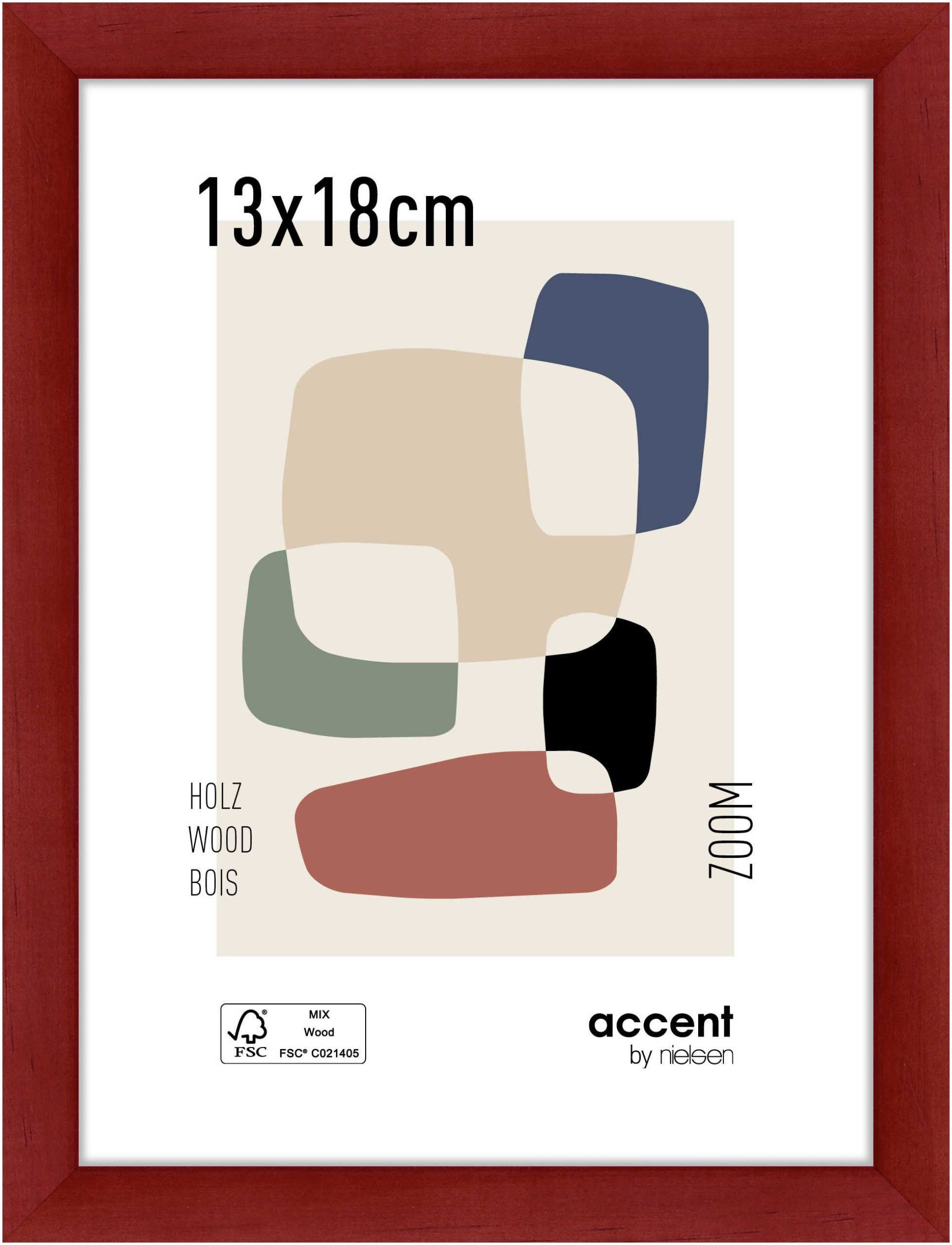 accent by nielsen Bilderrahmen Holz Bilderrahmen Zoom, (1 St)
