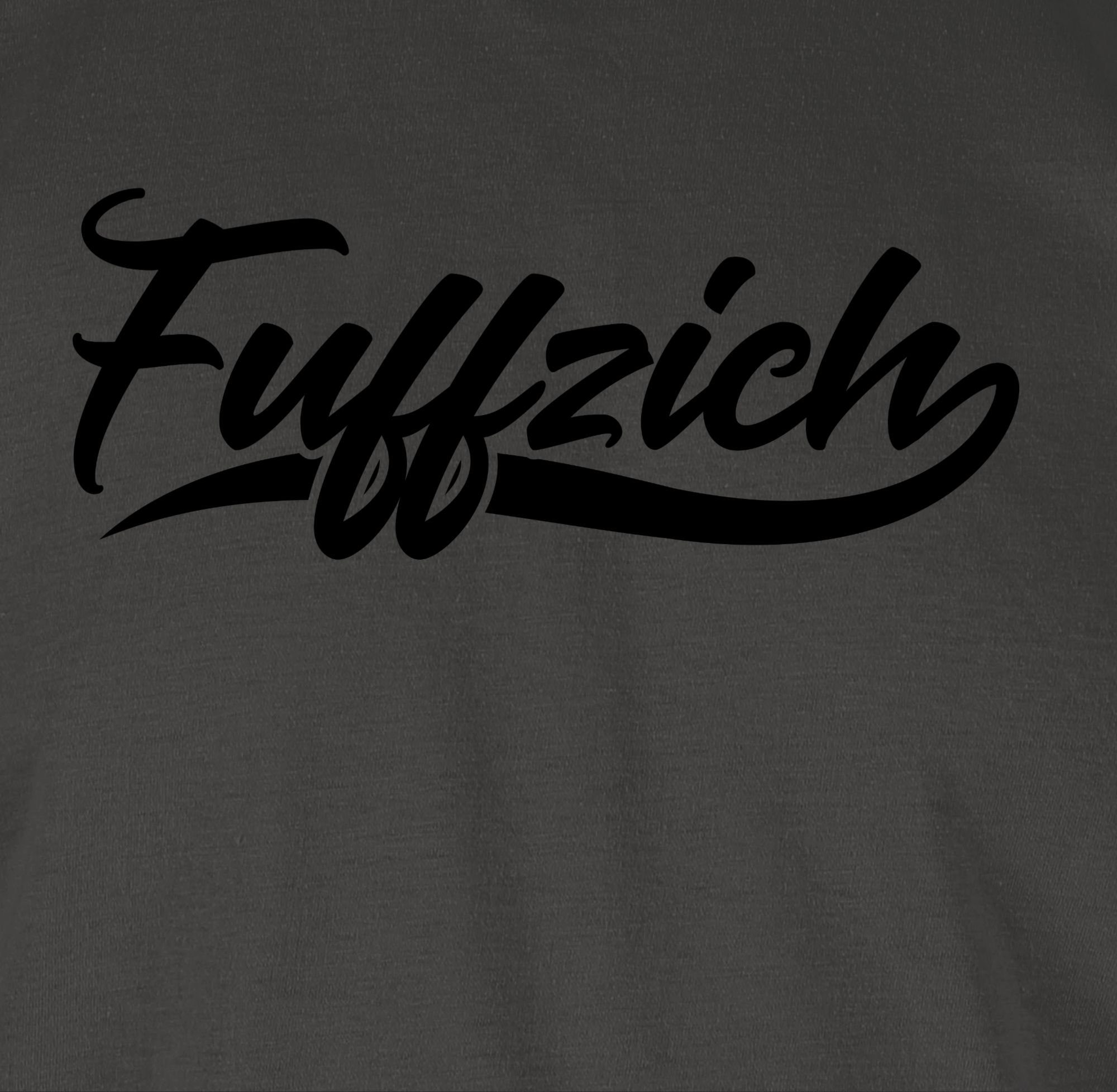 Shirtracer T-Shirt Fuffzich Fünfzig 50. 01 Dunkelgrau Geburtstag