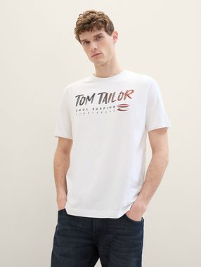 TOM TAILOR T-Shirt T-Shirt mit Textprint