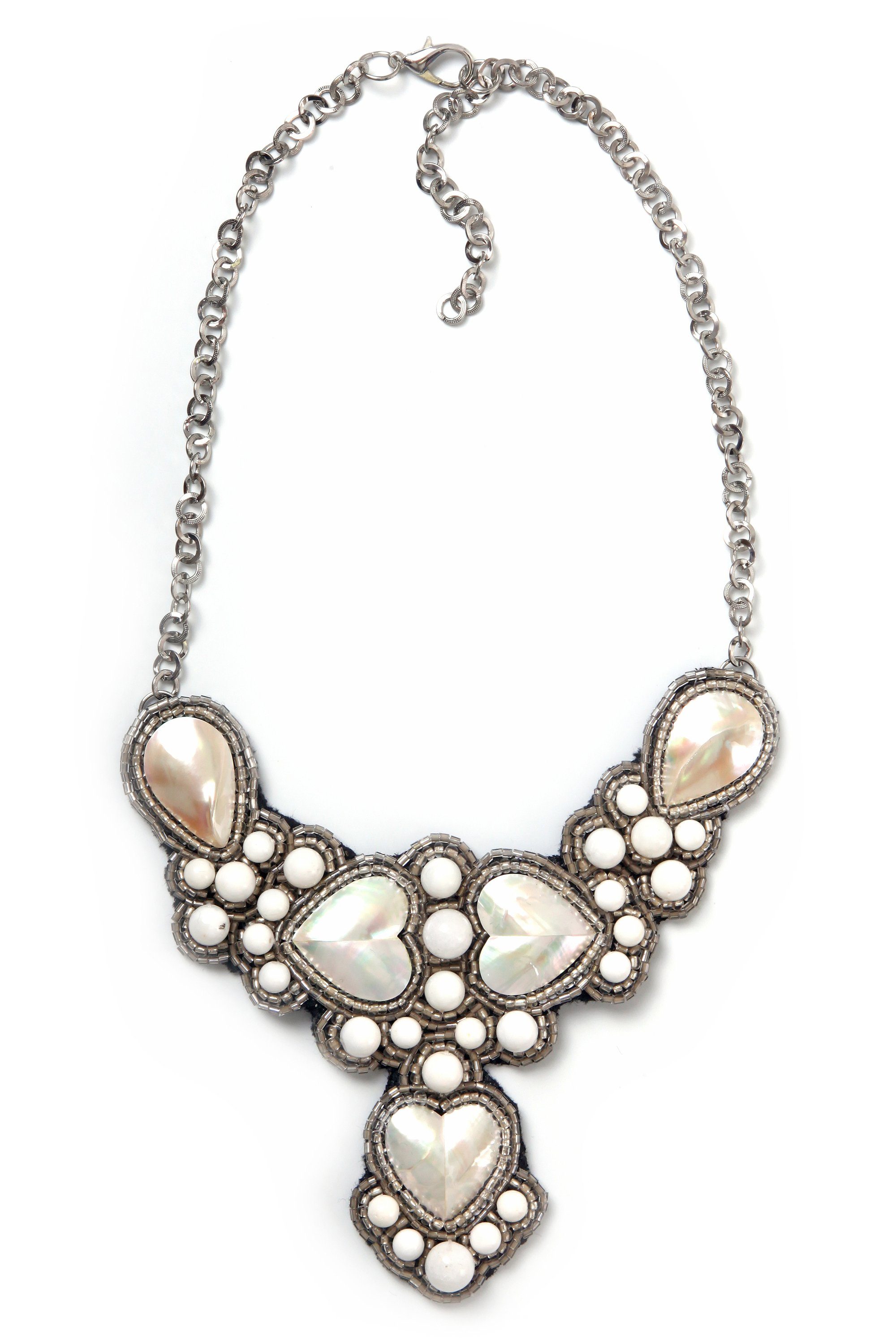 COLLEZIONE ALESSANDRO Statementkette Karlotta, mit unterschiedlichen Glasperlen