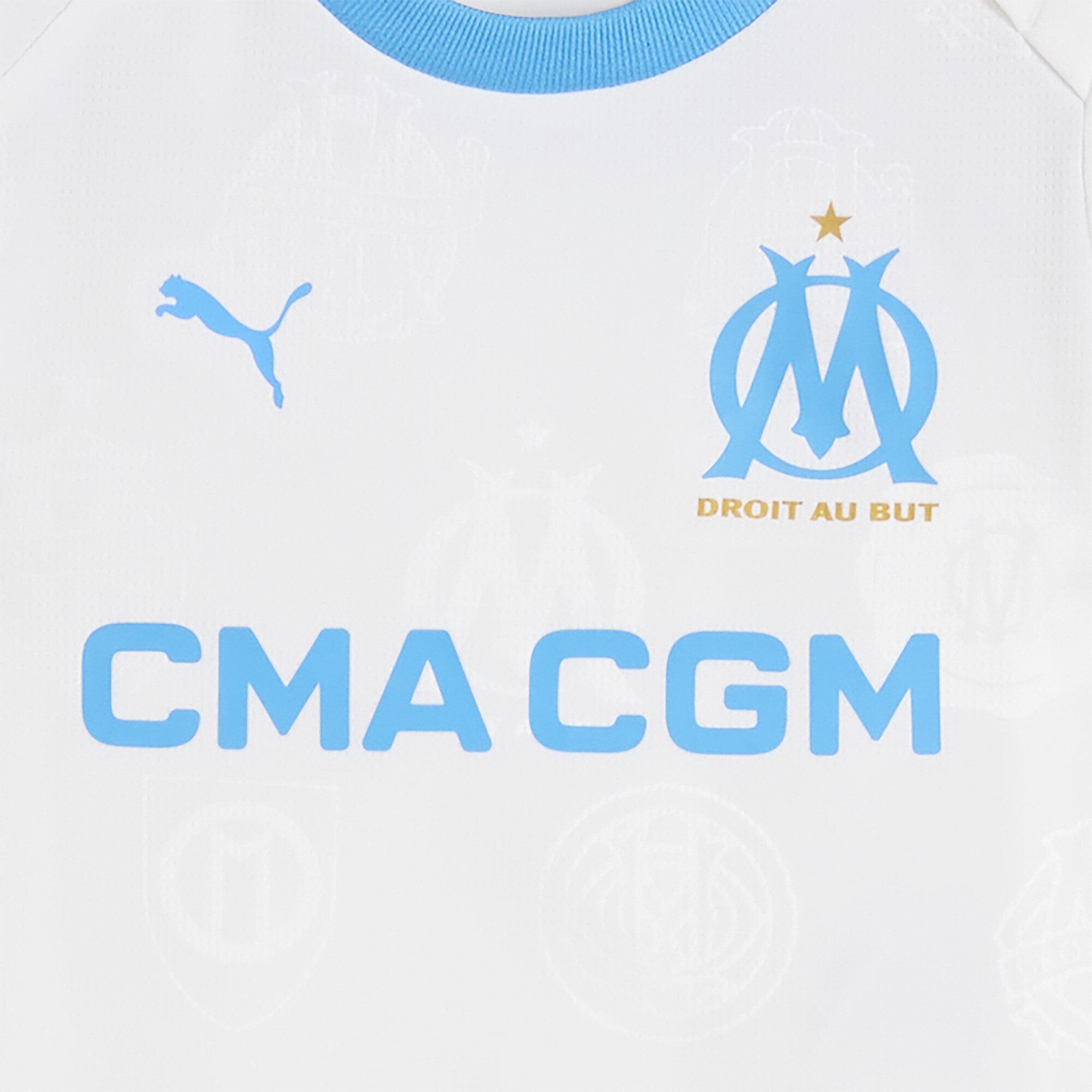 PUMA Trainingsanzug Olympique de Marseille 25/26 Heimtrikot-kit Kinder