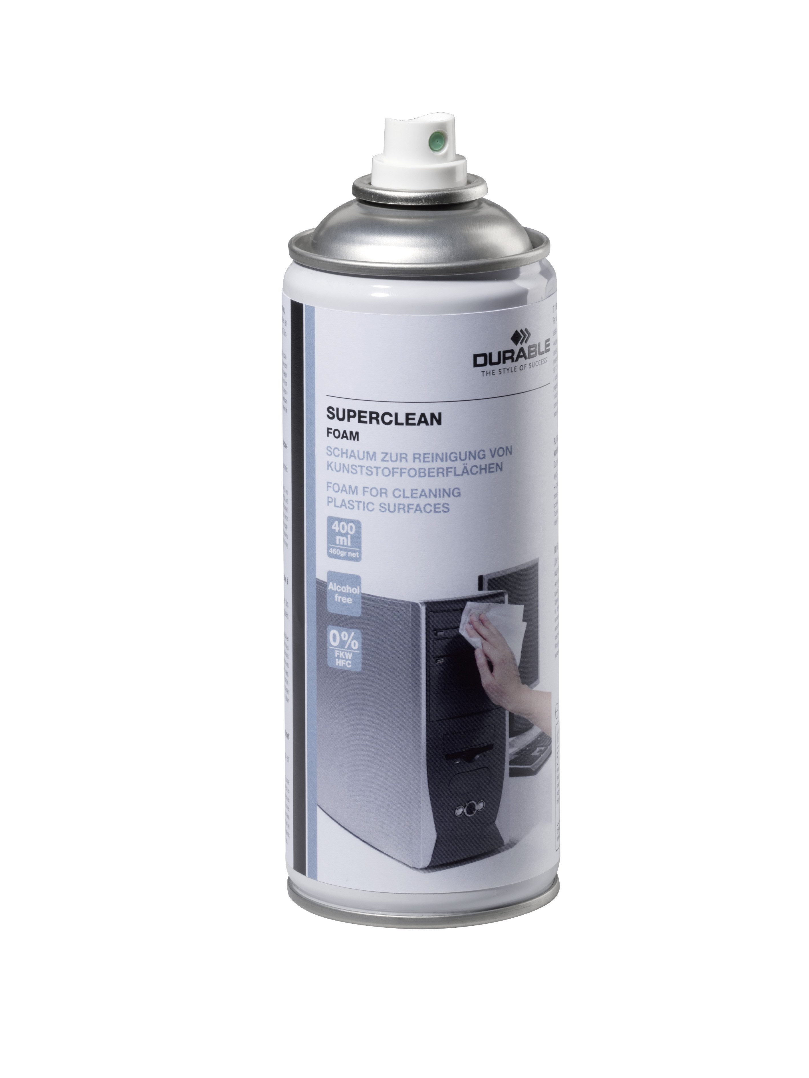 DURABLE Schreibtischkalender Reinigungsschaum SUPERCLEAN ws 400ml Sprühdose