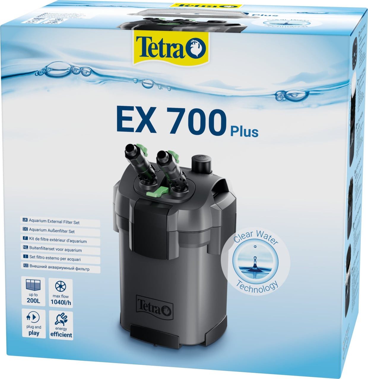 Tetra Aquariumfilter Tetra Außenfilter EX 700 Plus für Aquarien bis 200