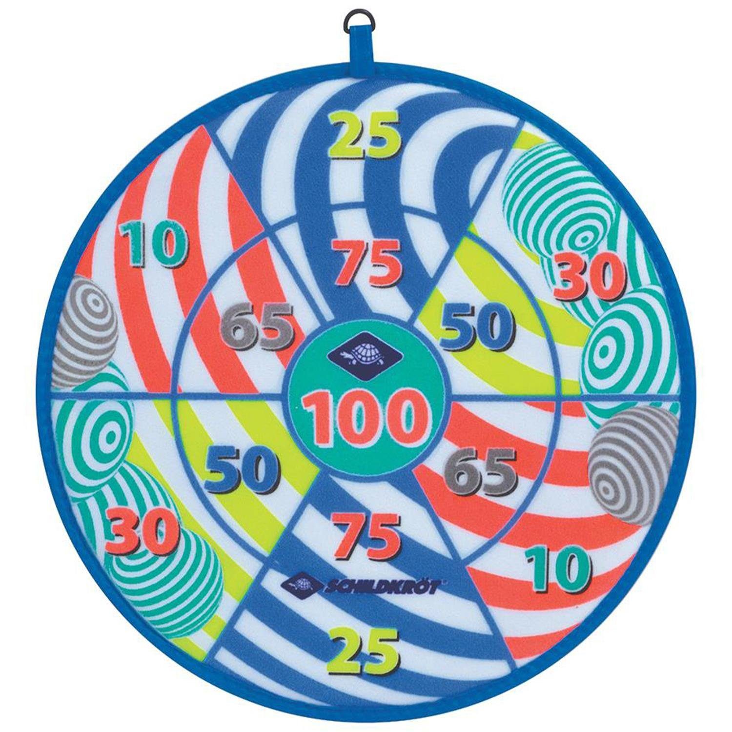 Schildkröt Spiel Soft Dart Set Klettdartscheibe mit 2 x 3 Bällen