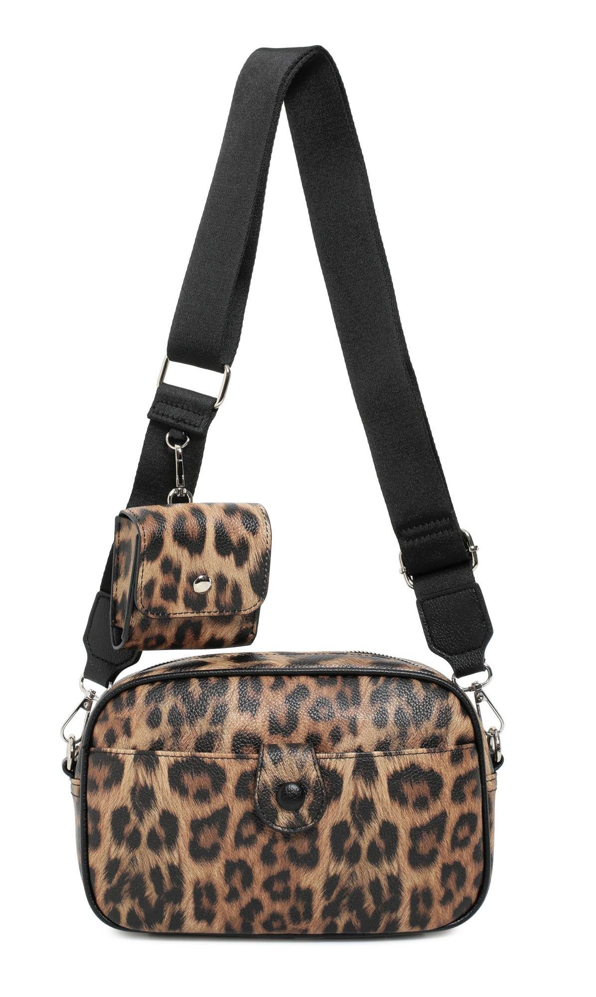 ITALYSHOP24 Schultertasche Damen Umhängetasche Brusttasche Cross Over Body günstig online kaufen