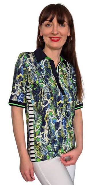 Estefania for woman Poloshirt 190-4200, in modischem Snakeprint gestreifte günstig online kaufen