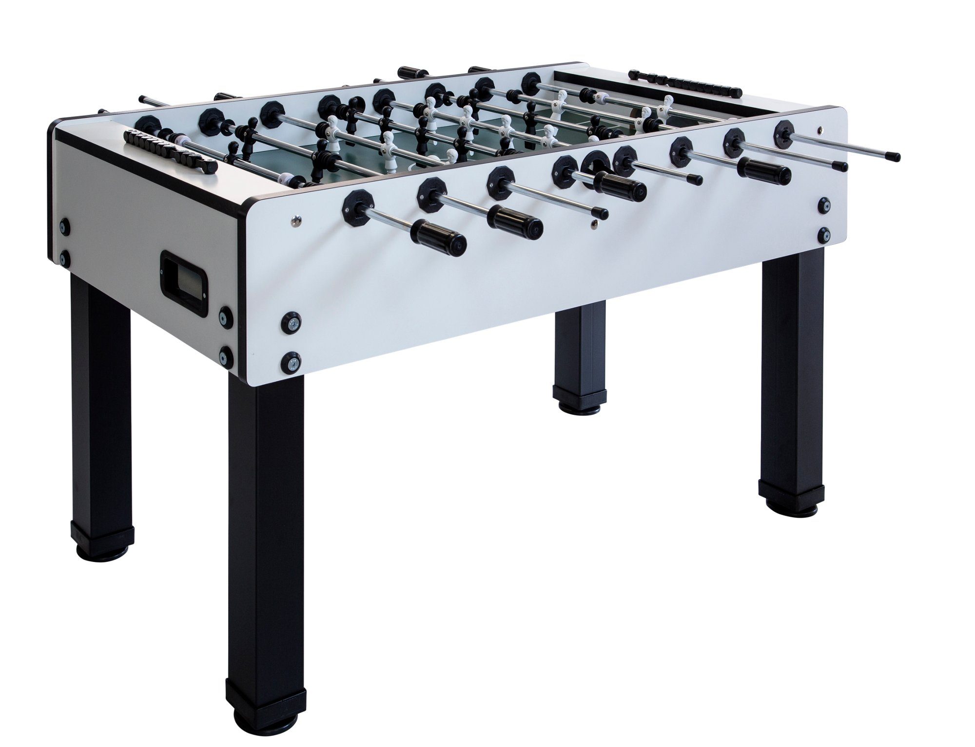 Charlsten Kickertisch Profi Kickertisch Tischkicker "Meisterkicker" in weiß (1-tlg)