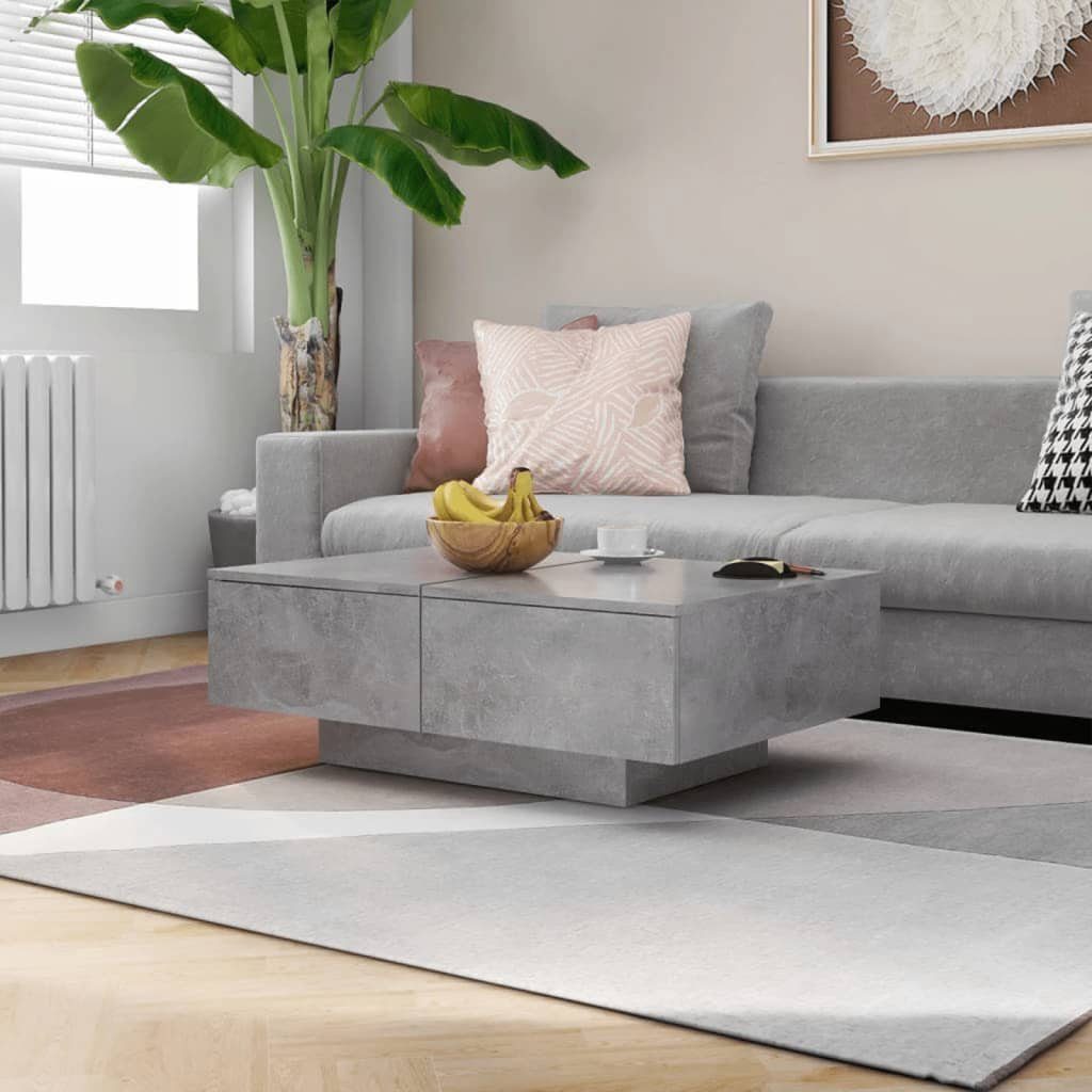 furnicato Couchtisch Betongrau 90x60x31 cm Holzwerkstoff günstig online kaufen