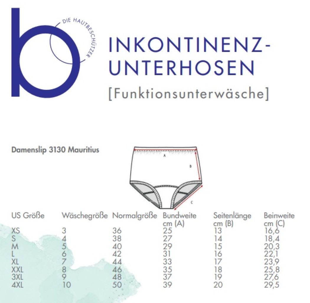 bene-vit Inkontinenzslip Damen-Slip Mauritius mit Nässeschutz – Bild 2 von 2