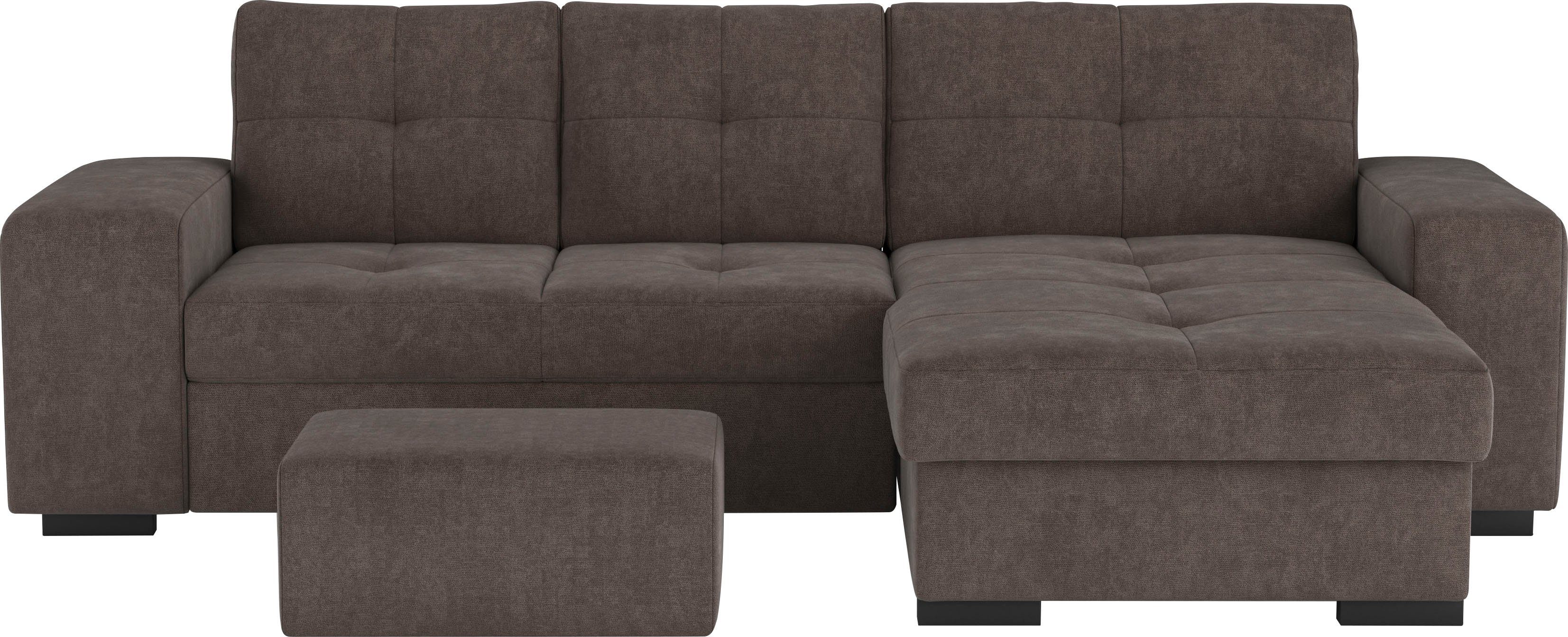 COTTA Ecksofa Mattina L-Form, mit Hocker, günstig online kaufen