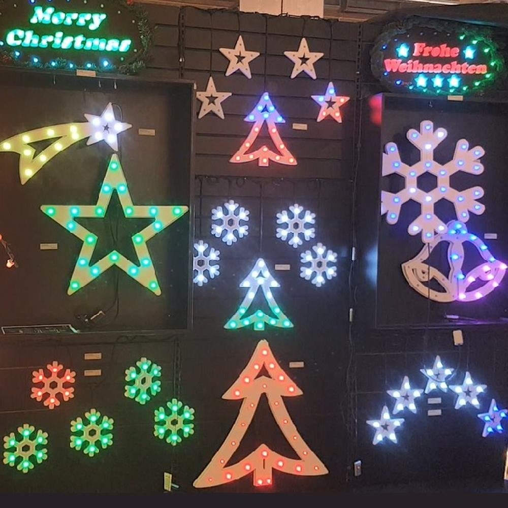 Best Season LED Stern SA000086 Multi Pix LED Silhouette 9 Sterne außen