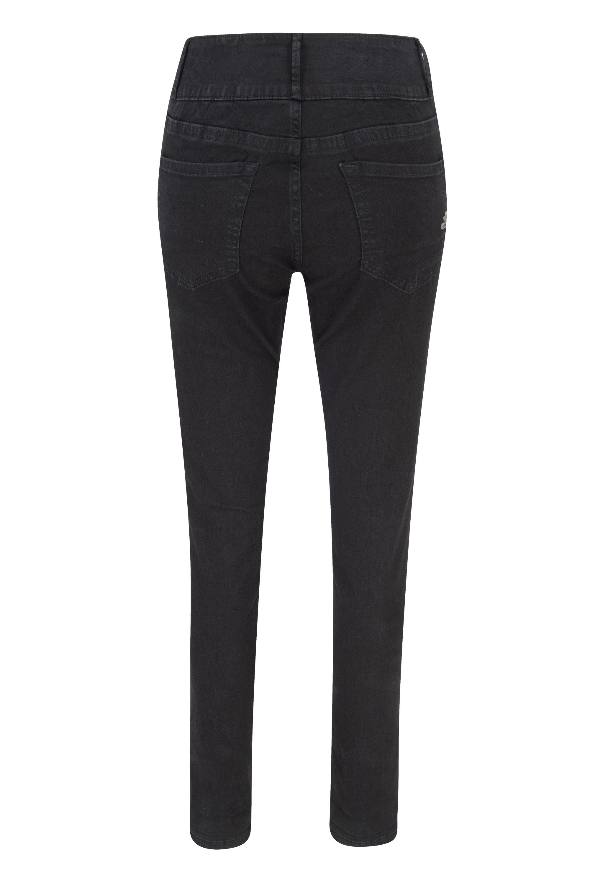 5-Pocket-Jeans black Vista Buena Twill, Tummyless Stretch