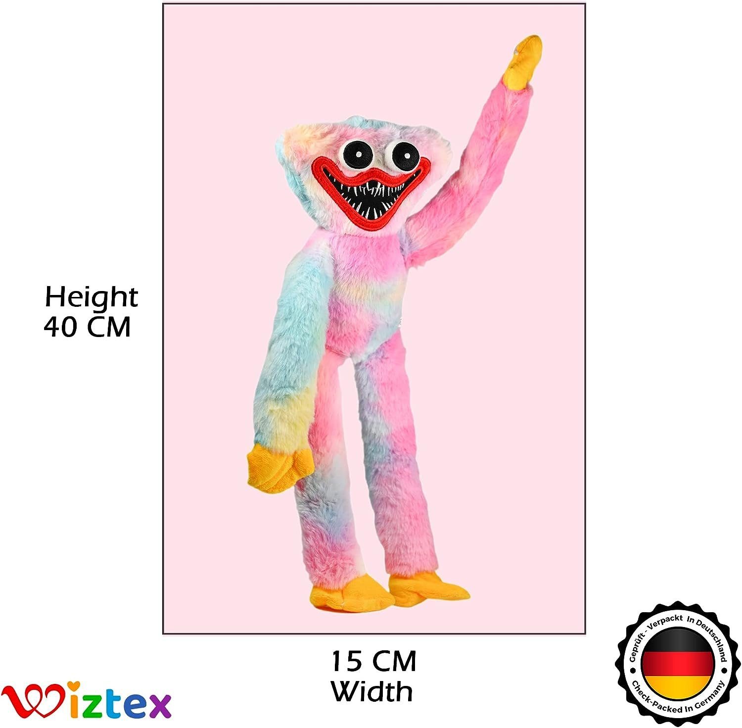 Wiztex Kuscheltier Huggy Wuggy Rosa Plüschfigur günstig online kaufen