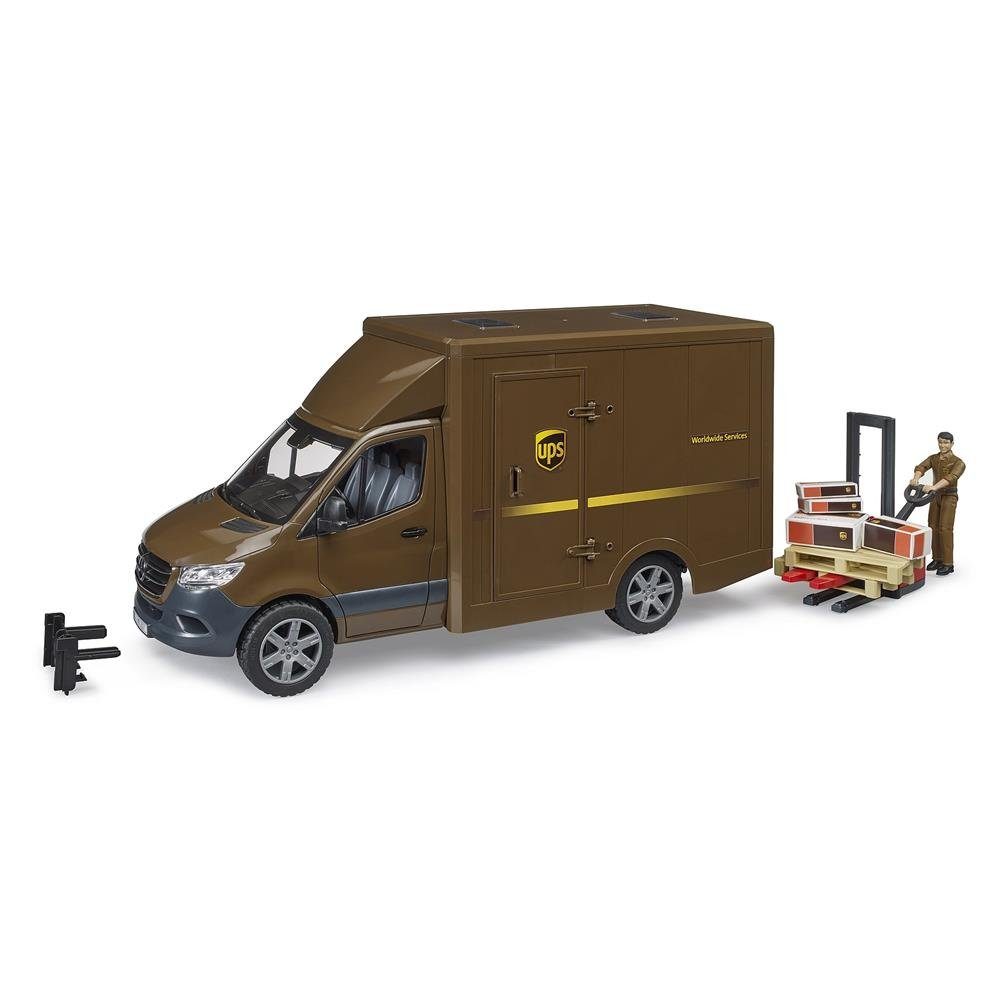 Bruder® Spielzeug-Transporter MB Sprinter UPS mit Fahrer und Zubehör 02678 günstig online kaufen