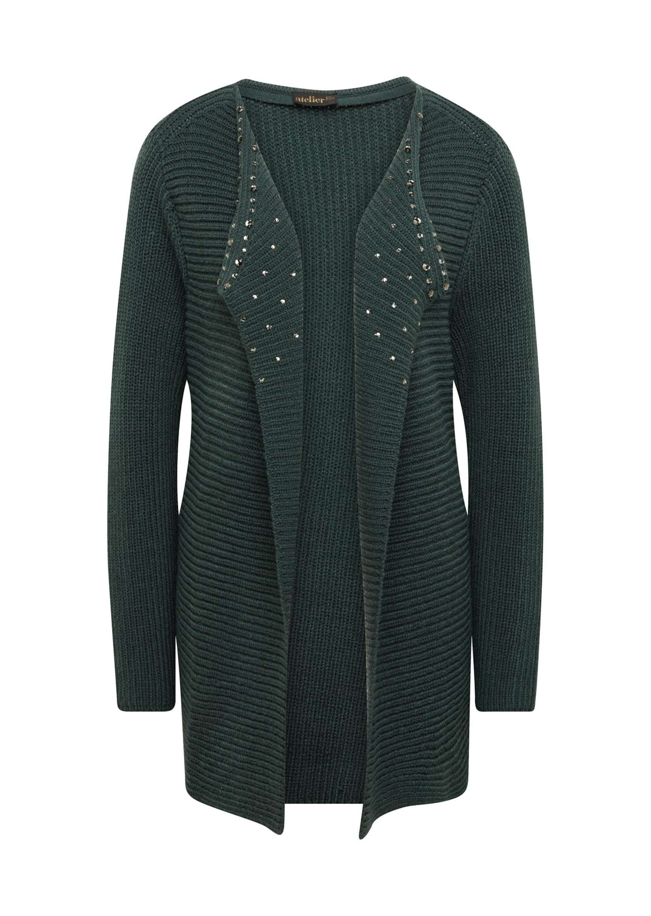 GOLDNER Strickpullover Kurzgröße: Strickjacke mit Querrippenstruktur günstig online kaufen
