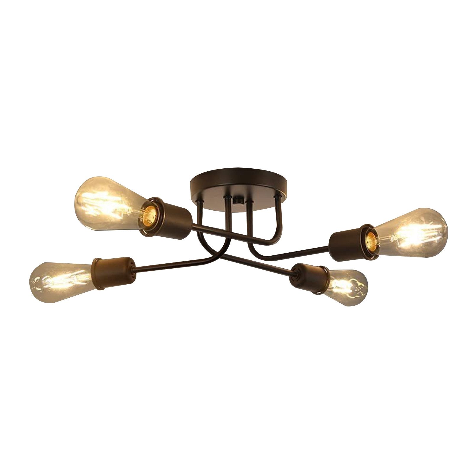 Nettlife Deckenleuchte Deckenleuchte Deckenlampe Vintage Wohnzimmer E27, LE günstig online kaufen