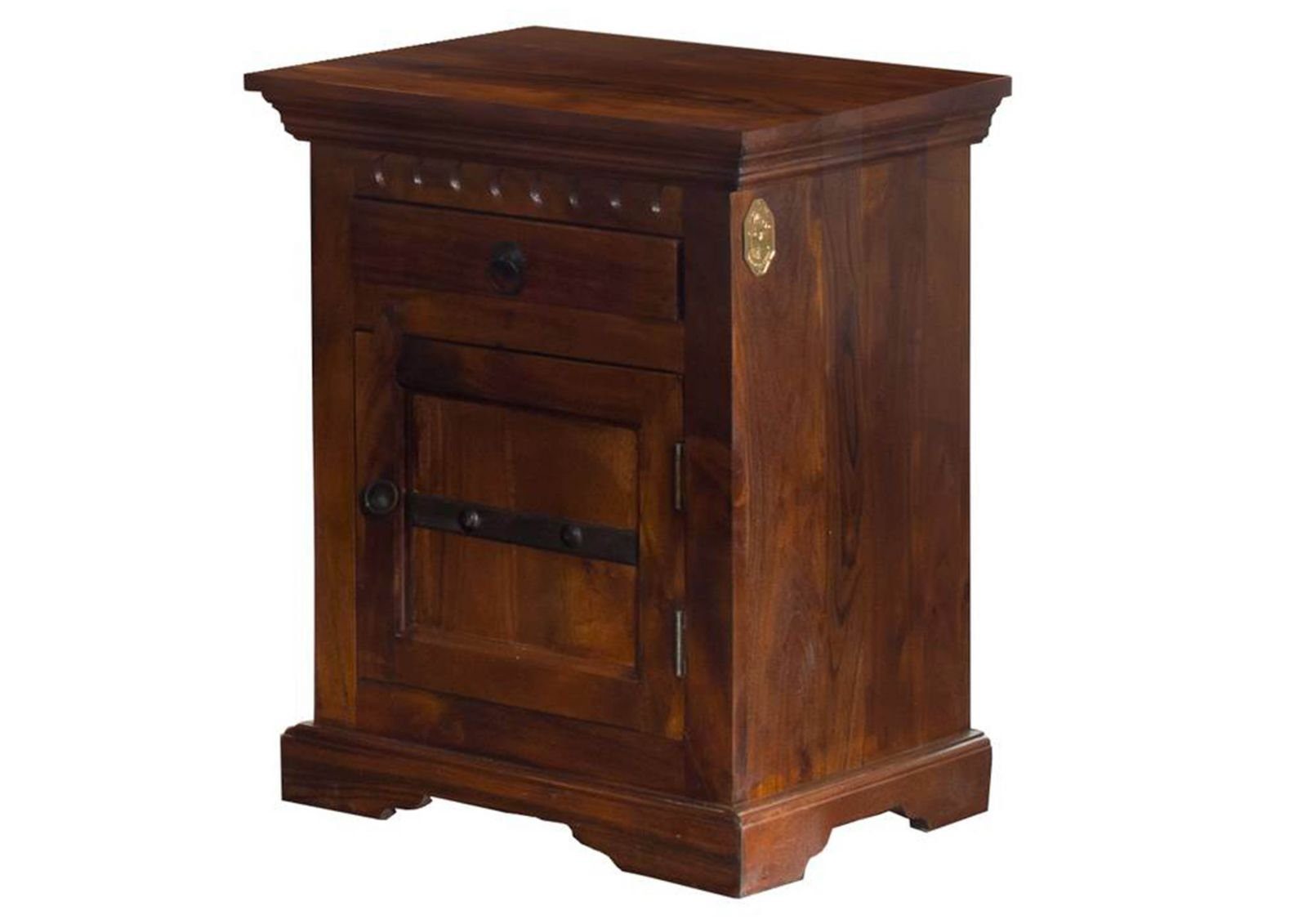 Massivmoebel24 Nachttisch OXFORD (Nachttisch Akazie 45x40x60 günstig online kaufen