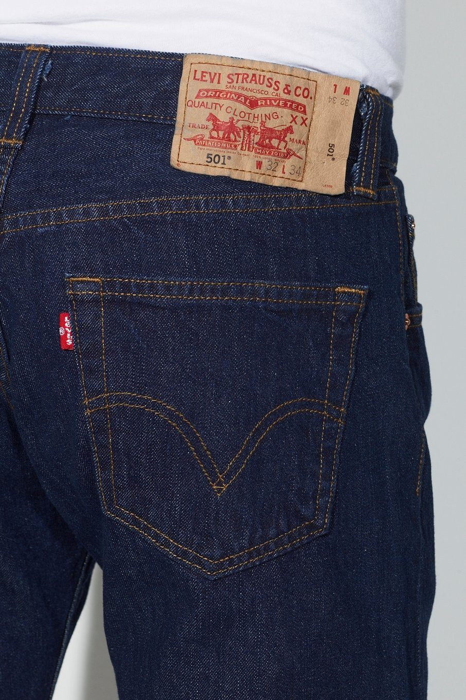 Levi's® Straight-Jeans 501 LEVI'S ORIGINAL mit Markenlabel