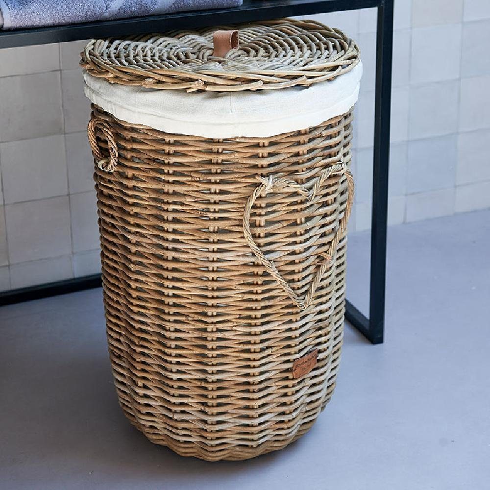 Rivièra Maison Badorganizer Wäschekorb Heart Laundry Rustic Rattan günstig online kaufen